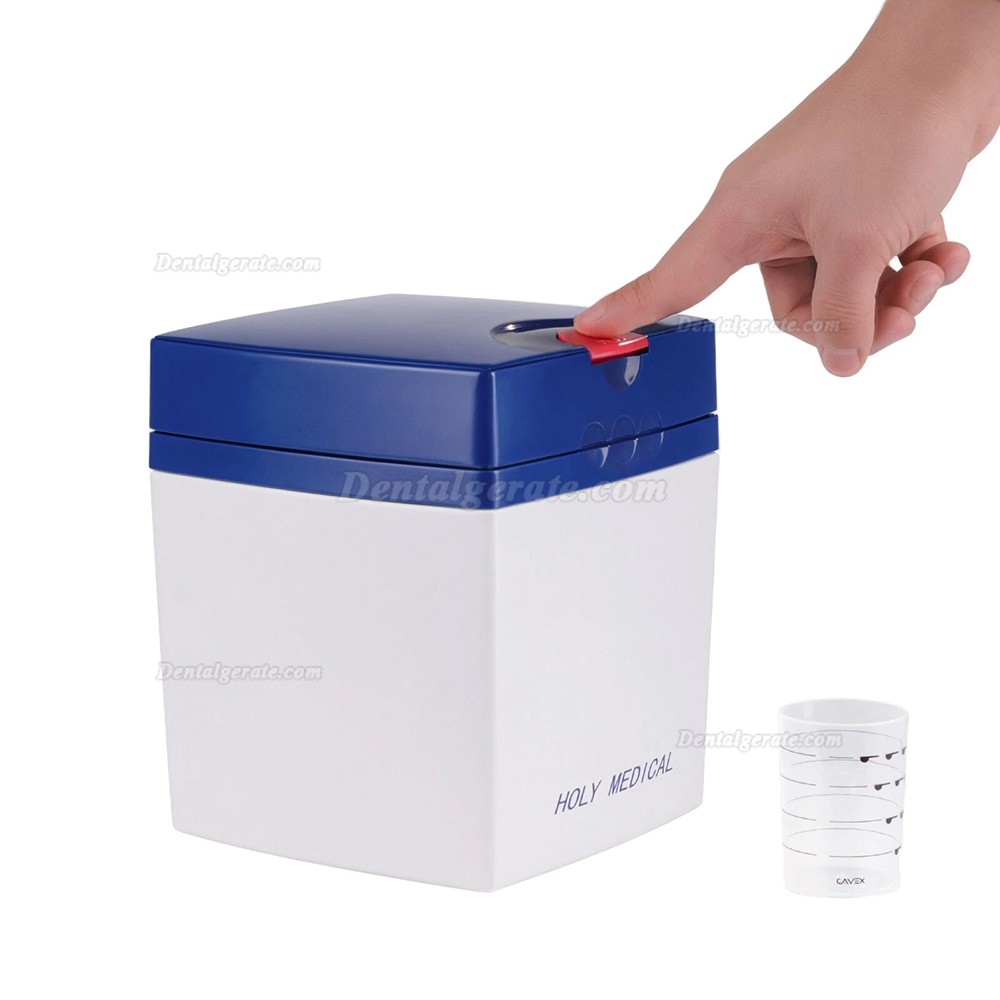 Feuchtigkeitsbest&auml;ndige Box/Aufbewahrungsbox f&uuml;r Abformmaterialien mit Messbecher